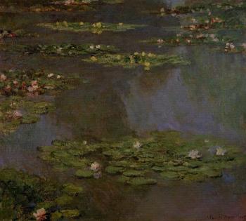 Claude Oscar Monet : Water Lilies XLV